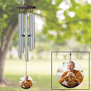 Always In Our Hearts Sympathy Photo 30" Wind Chime