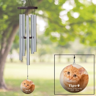 Forever Remembered Pet Memorial Photo 97 cm Wind Chime