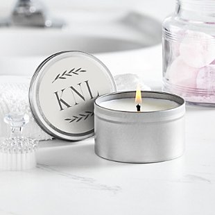 Monogram  Canister Candle
