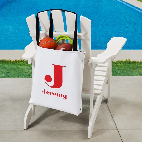 Name And Initial Tote Bag