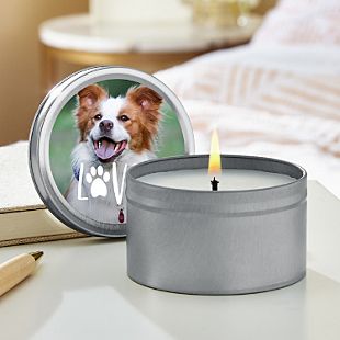 Pet Love Photo Canister Candle