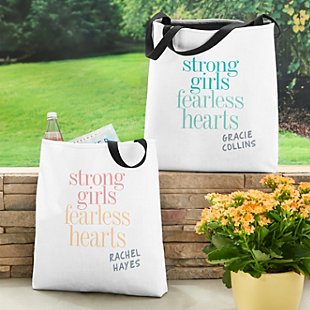 Strong and Fearless Tote Bag