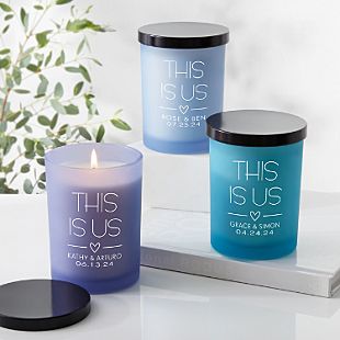 This Is Us Glass Candle