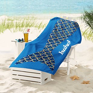 Mermaid Tail Beach Towel