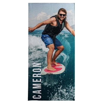 Any Message Photo Beach Towel - Small