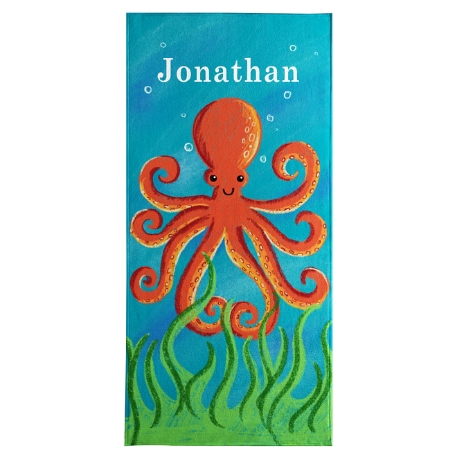 Octopus Beach Towel-Standard