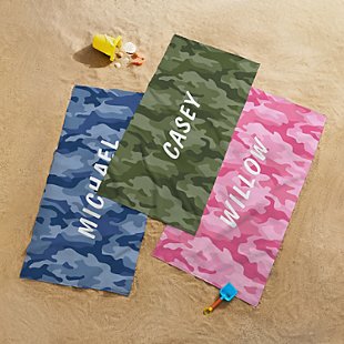 Camo Beach Towel