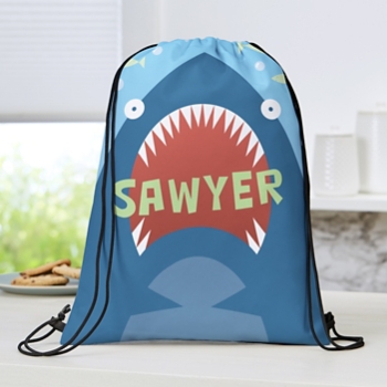 Shark Drawstring Bag                              