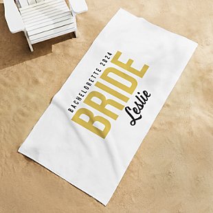 Bachelorette Party Beach Towel
