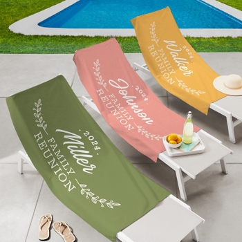 Family Reunion Beach Towel