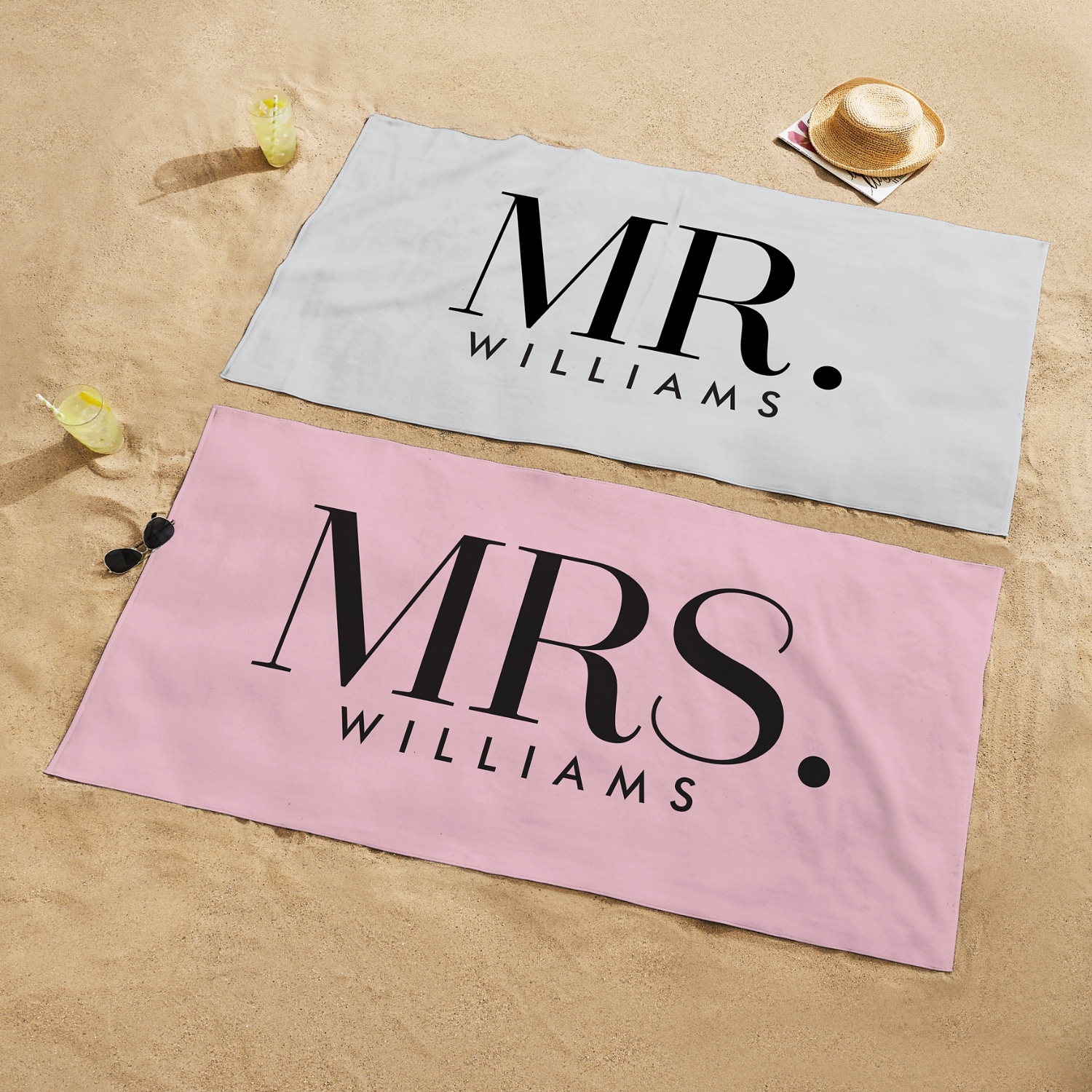 Happily Married Beach Towel