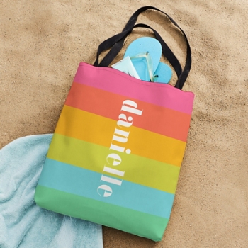 Sorbet Rainbow Tote                               