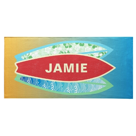 Surfboard Beach Towel-Standard