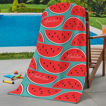 Sweet Watermelon Beach Towel