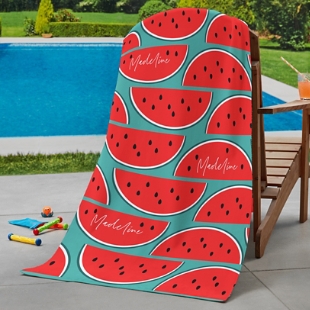 Sweet Watermelon Beach Towel