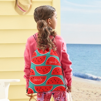 Sweet Watermelon Drawstring Bag                   