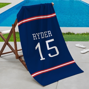 Varsity Beach Towel