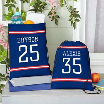 Varsity Drawstring Bag