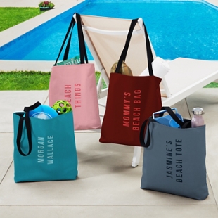 Personalized photo clearance totes