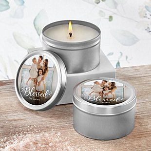 Blessed Photo Canister Candle