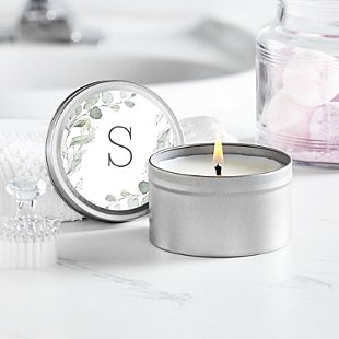 Foliage Initial Canister Candle