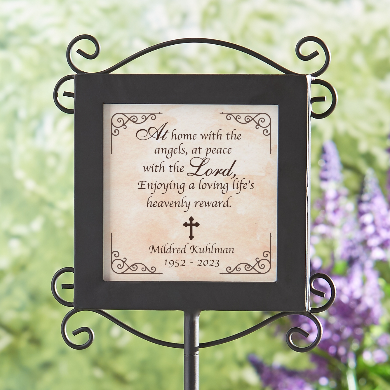 With the Lord Memorial Garden Stake