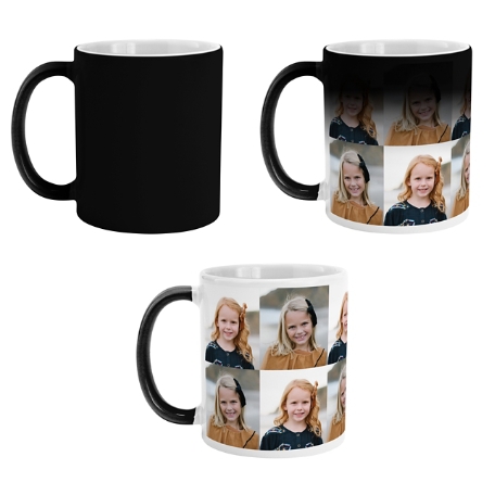 Multi Photo Color Changing Mug - 2 Photos