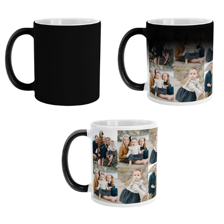 Multi Photo Color Changing Mug - 4 Photos