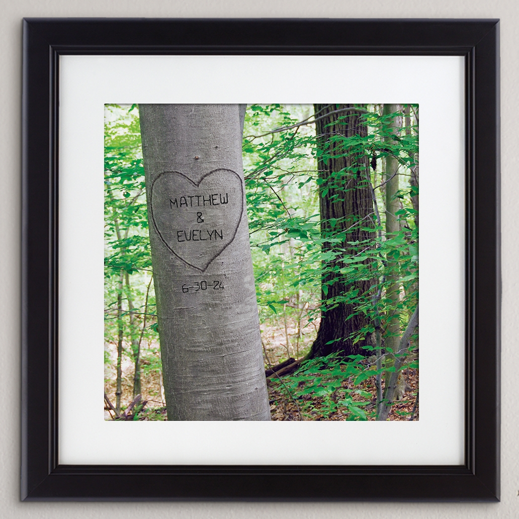 Summer Love Tree Square Framed Print