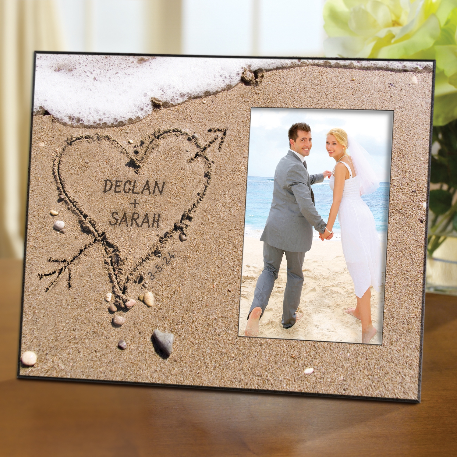 Heart in Sand Frame