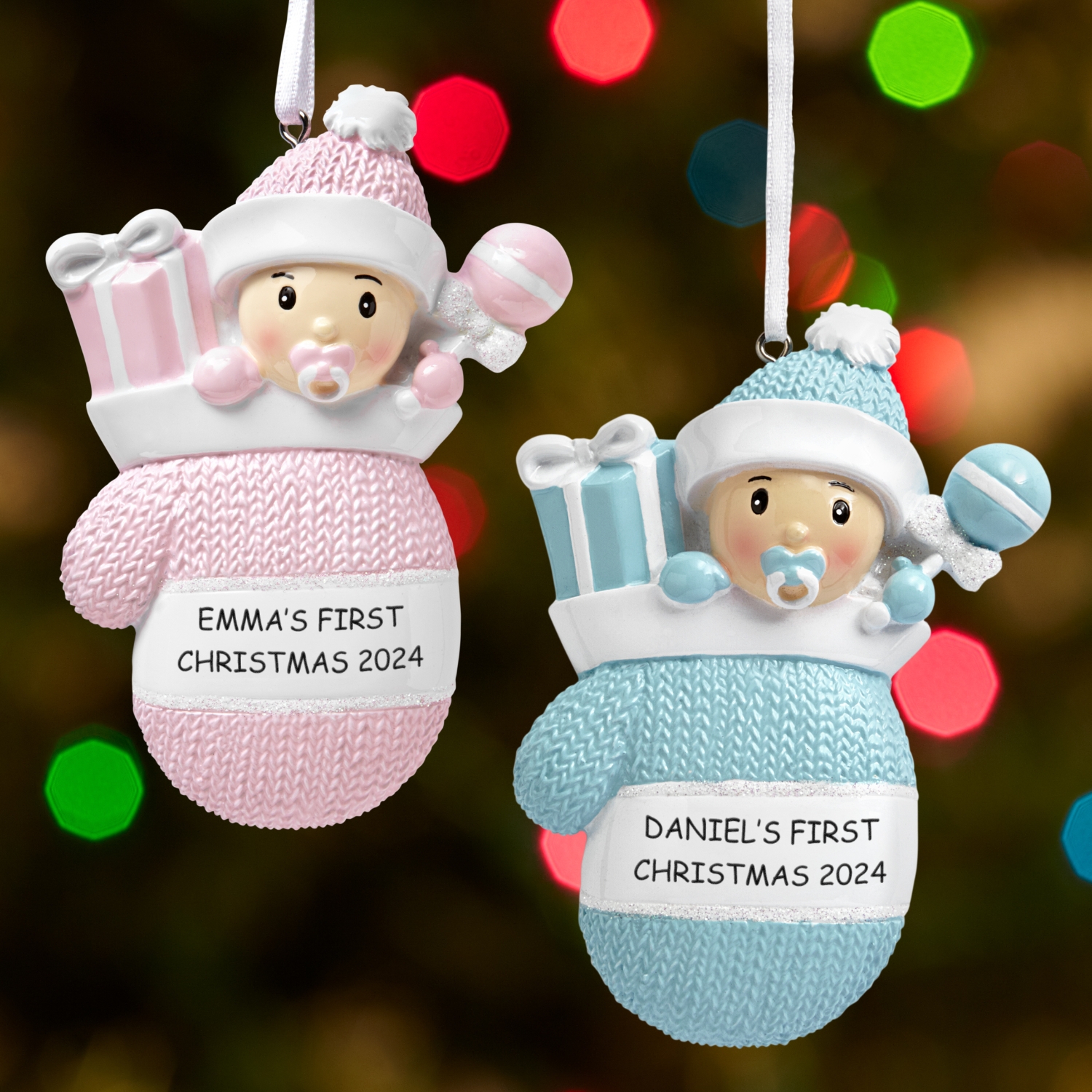 Baby Mitten Ornament