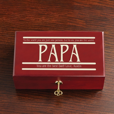 Cherished Memories Personalized Keepsake Box