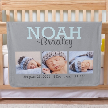 Our Sweet Baby Photo Blanket