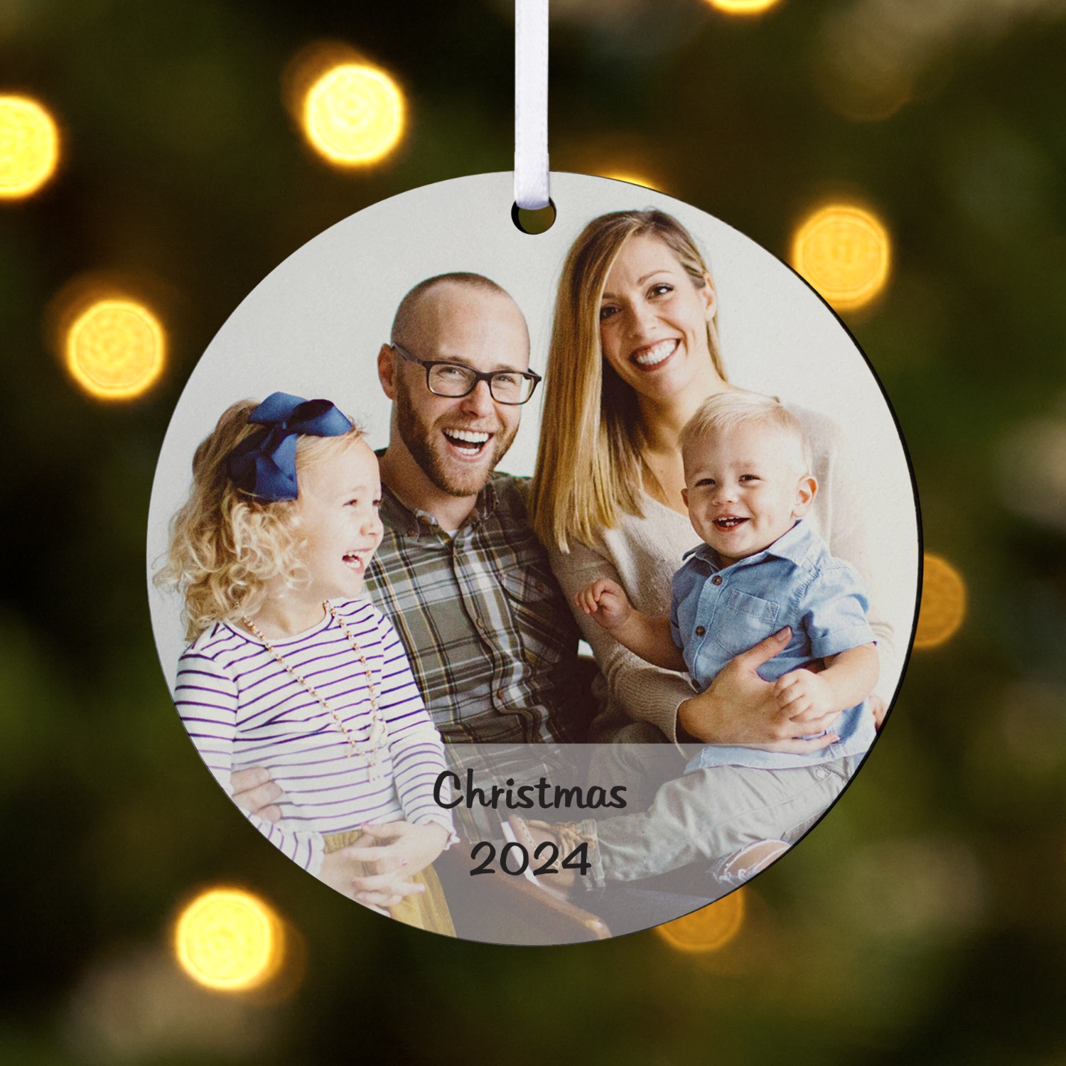 Picture-Perfect Photo Round Ornament