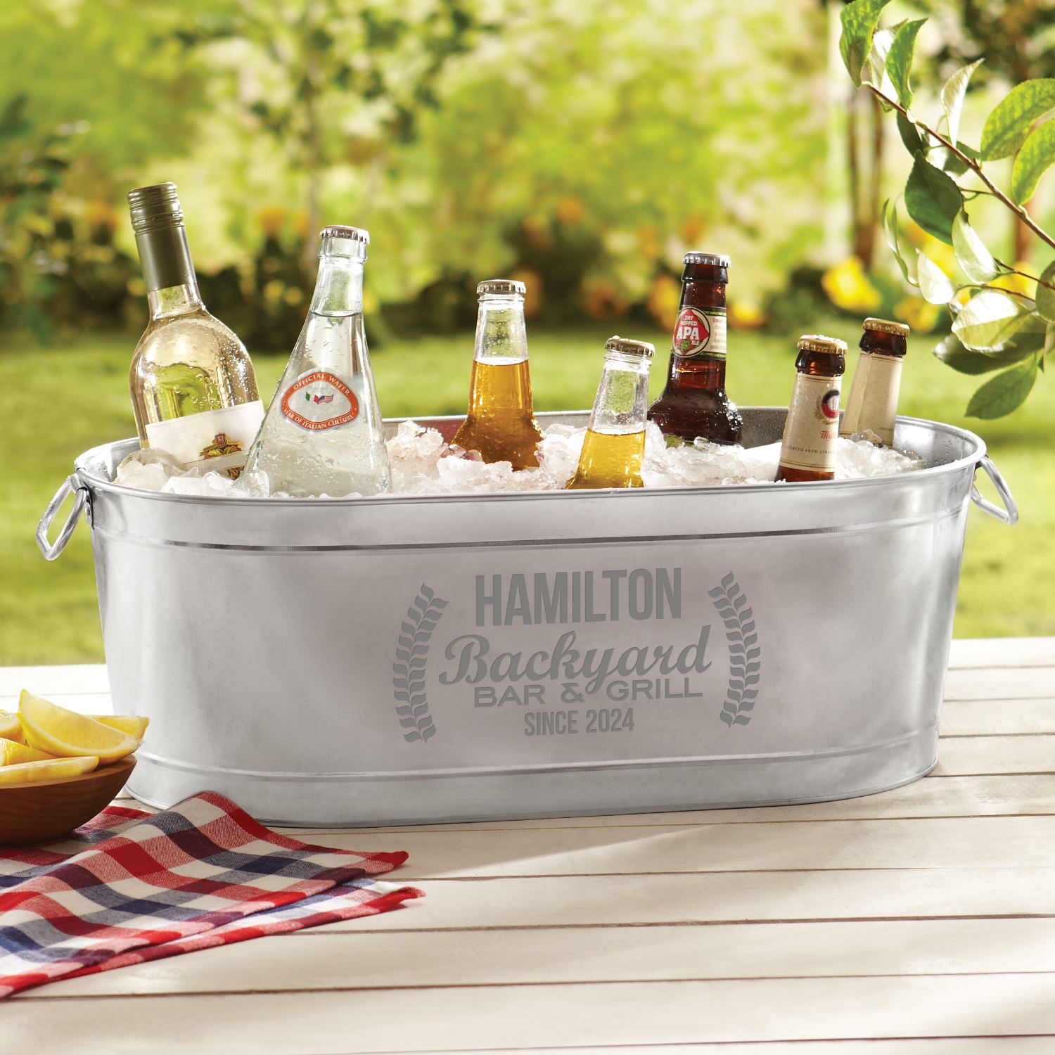 Backyard Bar Beverage Tub