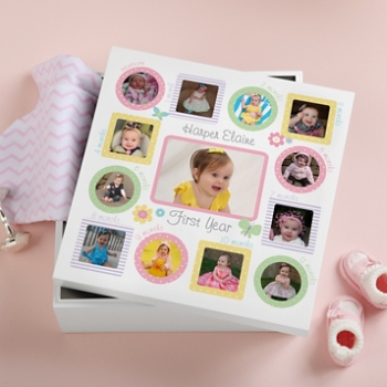 The First Year Photo Keepsake Box