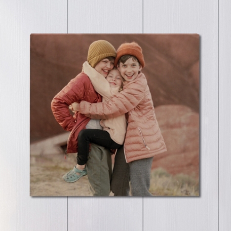 Picture-Perfect Photo with Message Wood Plaque