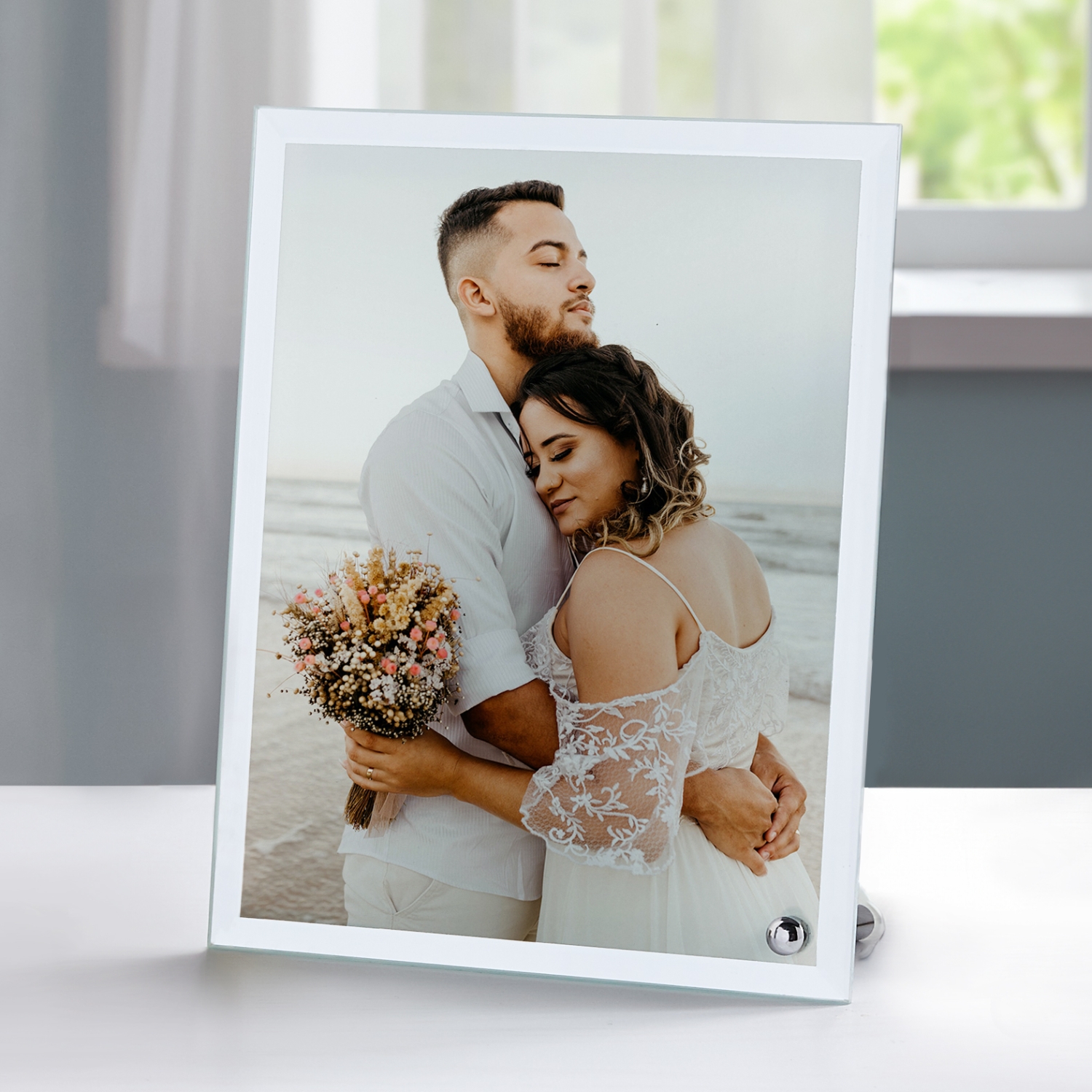 Captivating Moments Personalized Photo Glass Frame