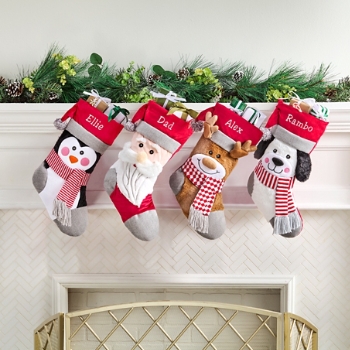 Furry Friends Plush Stocking