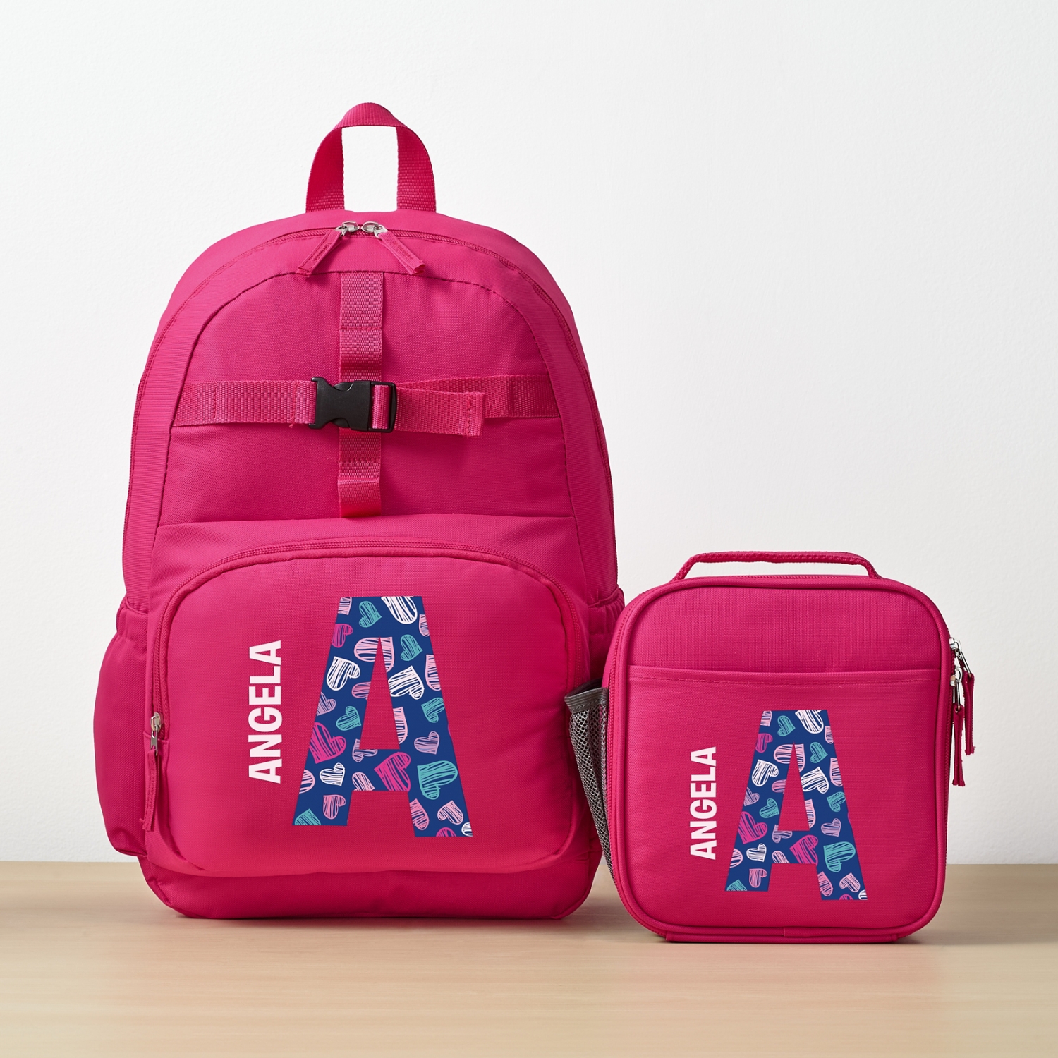 Charming Pink Pattern Personalized Backpack Collection