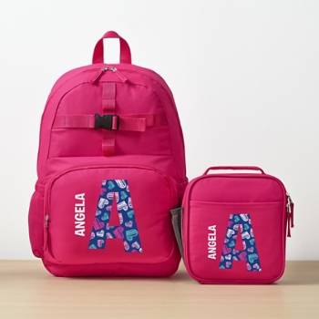 Charming Pink Pattern Personalized Backpack Collection