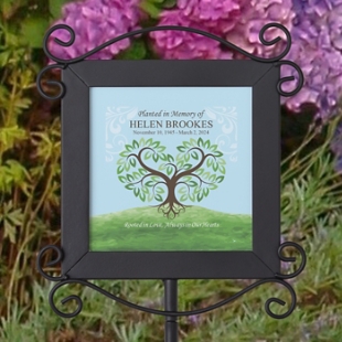 Rooted in Love Memorial Garden Stake