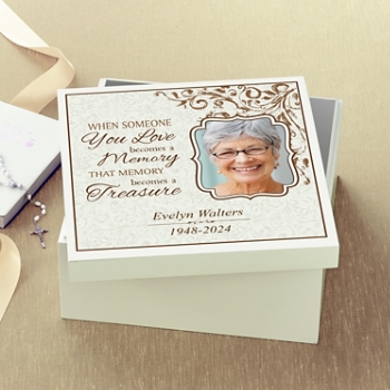 Treasured Memories Sympathy Keepsake Box