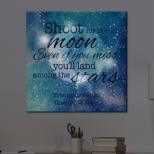 TwinkleBright® LED Shoot For The Moon Canvas