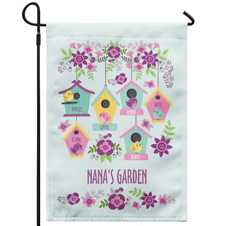 Birdie Blessings Garden Flag with Stake