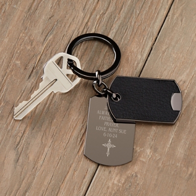 Expressions Of Faith Personalized Keychain