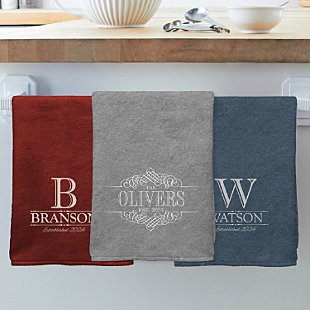 Decorative Name Kitchen Towel