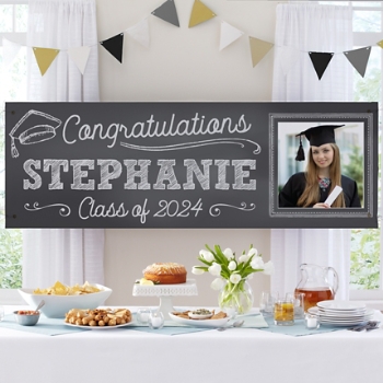 Class Act Graduation Photo Banner