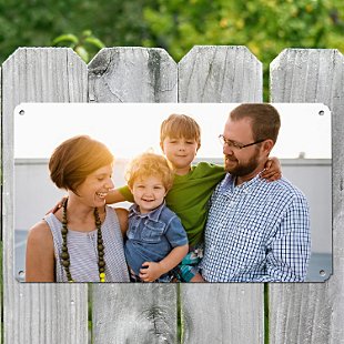 Picture-Perfect Photo Metal Sign