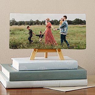 Picture-Perfect Photo Mini Canvas on Easel